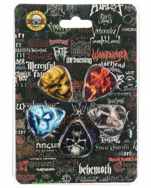 ROCKET ЧЕРЕП набор медиаторов 0,96 мм 5 шт. средняя жёсткость