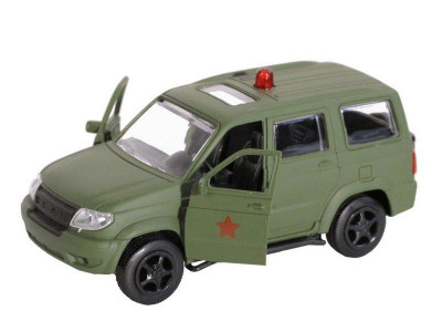 Машина "АВТОПАНОРАМА", хаки, 1/50, инерция, в/к 12*7*5,5 см