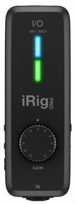 IK MULTIMEDIA iRig Pro I/O компактный аудио/midi интерфейс для iOS, Mac и PC
