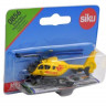 Вертолет Siku 0856 1/87, 8.1 см, желтый