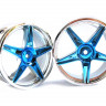 Комплект передних колес,  хром (06008PB+06009) 2шт.