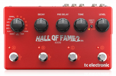 Педаль эффектов TC electronic HALL OF FAME 2 X4 REVERB реверберации