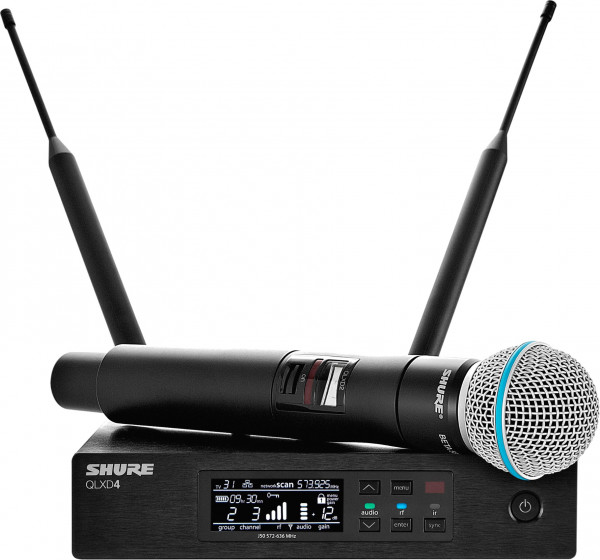 Shure QLXD24E/B58 P51 радиосистема аналоговая с радиомикрофоном