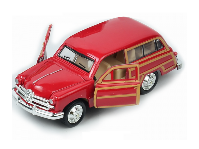 Машина Ideal 1:30-39 Ретромобиль "Old Times" красный, универсал