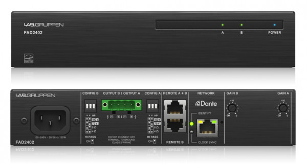 Усилитель мощности Lab.gruppen FAD2402 инсталляционный, класс D Усилитель мощности Lab.gruppen FAD2402 инсталляционный, класс D
