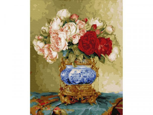 Картина по номерам 40х50 Бузин. Восточный мотив (29 цветов)