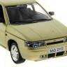 Машина "АВТОПАНОРАМА" ВАЗ 2112 бежевая,1/22, инерция, Pull Bаck механизм, в/к 10*12*22 cм