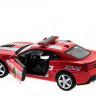 Машина Kinsmart 1:38 Chevrolet Camaro 2014 (Police/Fire) инерция (1/12шт.) б/к