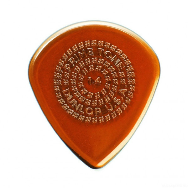 DUNLOP 518P1.4 PrimeTone Jazz III Sculpted Plectra набор медиаторов 1.4 мм 3 шт