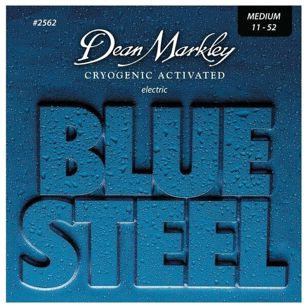 Струны для 7-струнных электрогитар BLUE STEEL DEAN MARKLEY 2562A MED, (11-13-20w/18p-30-42-52)
