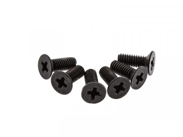 Винт с потайной головкой M2.6x7 под крестовую отвертку, 6шт.