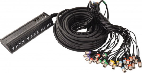 Мультикор Cordial CYB 24-4 C (stagebox) 24xinput, 4xoutput, XLR male, 30м