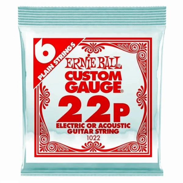 ERNIE BALL 1022 (.022) одна струна для акустической гитары или электрогитары