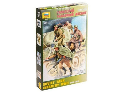 Сборная модель ZVEZDA Советский танковый десант (1943-1945 г.), 1/35
