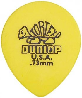 DUNLOP 413R.73 Tortex Tear Drop набор медиаторов .73 мм 72 шт