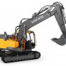 Радиоуправляемый экскаватор Double Eagle Volvo EC160E 1:16 2.4G