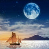Картины мозаикой 30х30 НОЧЬ НАД МОРЕМ (27 цветов)