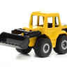 Погрузчик Siku 0802 фронтальный 1/55, 7.4 см, желтый