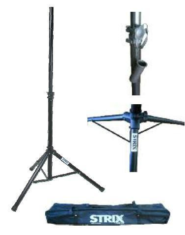 QUIK LOK S171PACK комплект из двух алюминиевых чёрных стоек S171 (высота 1090-2050 мм) и нейлонового чехла