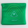 Тканевый мешок с печатью зелёный, 15*15, с магнитной застёжкой