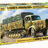 Сборная модель ZVEZDA Немецкий тяжелый полугусеничный грузовик L 4500R Маультир, 1/35