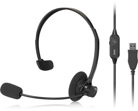 Гарнитура Behringer HS10 USB с моно наушником Гарнитура Behringer HS10 USB с моно наушником