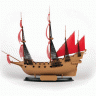 Сборная модель ZVEZDA Галеон "Секрет", подарочный набор, 1/350