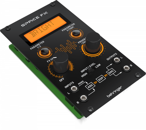 Стерео модуль мультиэффектов Behringer SPACE FX 24-битный Стерео модуль мультиэффектов Behringer SPACE FX 24-битный