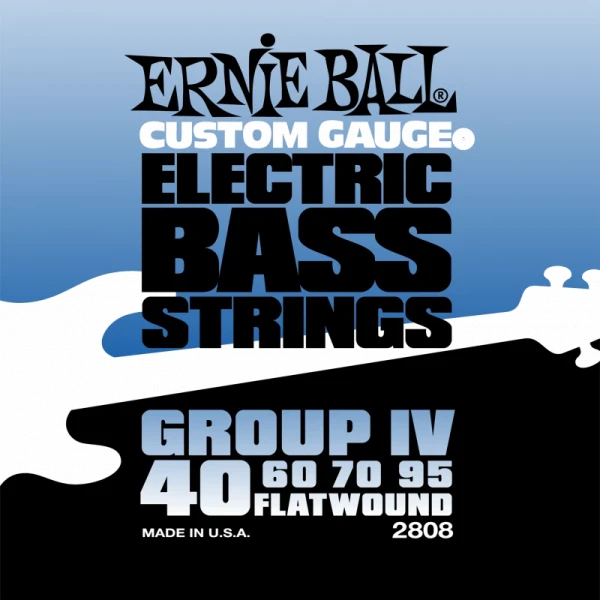 Ernie Ball 2808 Flat Wound Bass Group IV (40-60-70-95) для бас-гитары