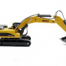 Металлический экскаватор с ковшом + самосвал HUI NA TOYS 1/50